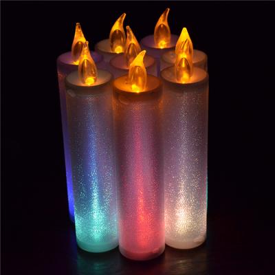 China 2020 China Factory Supply New Flameless Led Instruments Glow By Flickering Candles for sale