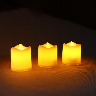 China COLOR CHANGING Battery Included Battery Operated LED Flickering Flameless Votive Candles Tealight Candles Realistic Electric Candle for Wedding for sale