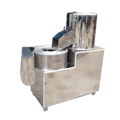 中国 Automatic Potato Washing Peeling Machine High Efficiency Potato Slicer 販売のため