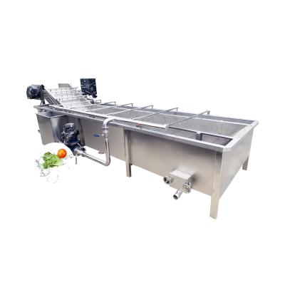 China Fruit And Vegetable Bubble Washing Machine For Cleaning Waxing Drying Line for sale