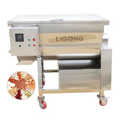 China Horizontal Dry Food Powder Mixing Machine Ribbon Blender For Chemical Powder zu verkaufen