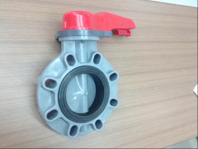 China UPVC / PVC Plastic Butterfly Valve, 1/2