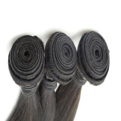 China Silky straight wave all natural human head strands 10 high quality human main locks can be dyed any shade 2 inches longer than their actual length for sale