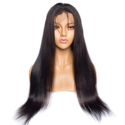 China Silky Straight Wave Straight 150 180 250 Density HD Lace Hair Wigs For Black Women Wholesale Brazilian Virgin Hair Front Wig With Baby Hair for sale