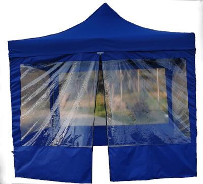 China Transparent Visible Trade Show Tent Custom Log and UV-Resistant Design Church Window Tent Pop Up Transparent Canopy for sale