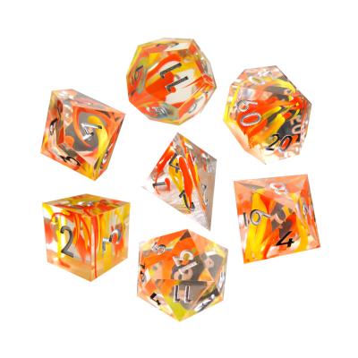 China Sharp Flower Color Geyser Style DND Dies For Adult Game D&D Dungeons And Dragons Game Die Cuts for sale