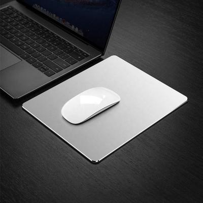 China Matte Waterproof Fast Aluminum Mouse Mat Smooth Magic Double Side Hard Metal Mouse Pad Radiation Protection and Precise Control for Gaming and Office for sale