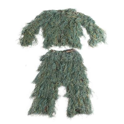 China Outdoor Silk Airsoft/Shooting/Wholesale/Tactical/Military/Clothing Outdoor Game PUBG Geely CS Camouflage Suit Jungle Tactical Jungle Ghillie Ghillie for sale