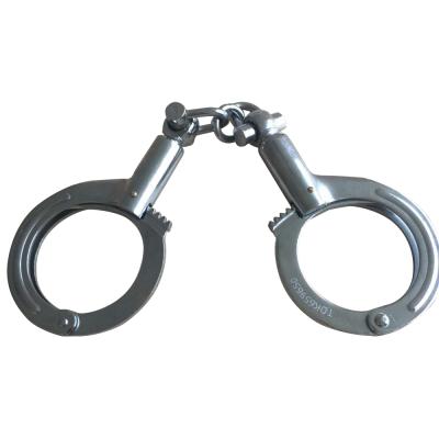 China Strong NIJ Standard Police Standard Carbon Steel Handcuffs for sale