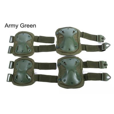 China New Green Color Outdoor Tactical Knee and Spread Elbow Pads Sports Elbow Snowfall Knee Pads Support Protective Pads for sale