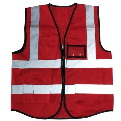 China Construction Safety Available Printed Vest High Traffic Safety Workplace Safety Reflective Marks for sale