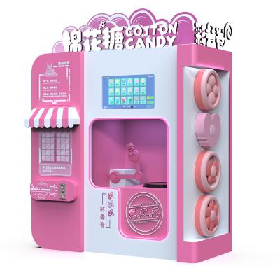 China Original Silk Flower Factory Commercial Sourcing Robot Candy Robot Vending Machine Sweet Token Marshmallow Machine For Outdoor Business for sale