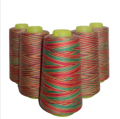 China Colorful Sewing Thread 40s/2 3000Y Polyester Yarn High Speed ​​Sewing Thread for sale