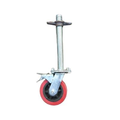 China Contemporary Scaffold Caster Part Hand Caster Wheels Professional Rubber Casters Grade Steel Scaffolding Wheel for sale