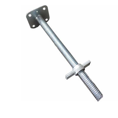 China Hot Dip Contemporary Electric Galv Scaffolding Screw Jack Nut Solid Screw Jack for sale