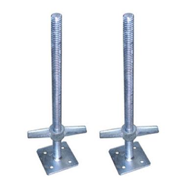 China Contemporary Galvanized Screw Jack Steel Scaffolding Components Scaffolding Jack Base Small for sale