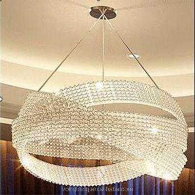 China Modern crystal hotel ceiling lamp chandelierhotel project crystal chandelierhotel project hotel ceiling fixture for sale