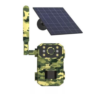 China 4G Solar Powered Outdoor Surveillance Camera HD Night Vision Intelligent PIR Sensor Mobile Phone Remote Monitoring IP66 Waterproof Designed For Wildlife Tracking for sale