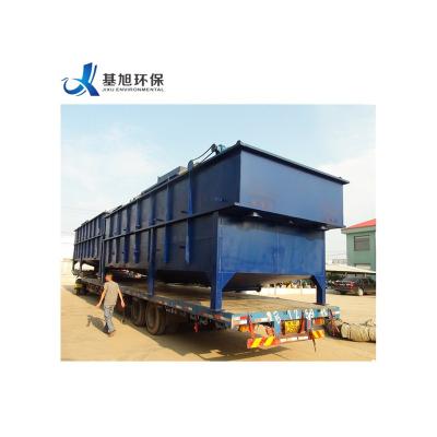 China Oil Size Sus316 Wastewater Treatment Machine Water Treatment Plant Daf Dissolved Air Flotation Fat Efficient Meat Processing for sale