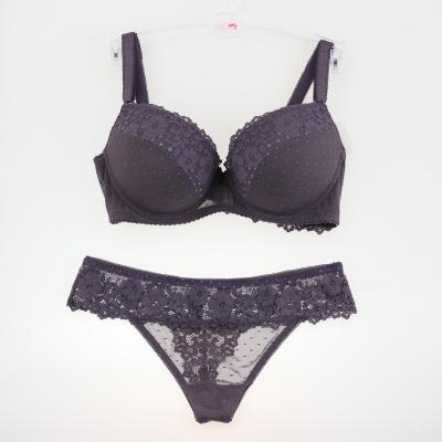 China Wholesale BEIZHI 2021 design viable new plus size bra panties set sexy lace fancy woman underwear set for sale