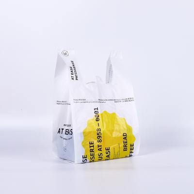 China Togo Recyclable Waste Supermarket Restaurant Biodegradable Plastic Bag Packaging for sale