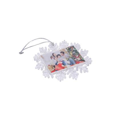 China Durable Sublimation Christmas Masks Snowflake Christmas Tree Decoration Ornaments for sale