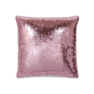 China Super Soft Viable Short Plush Sequin Pillowcase Customized Blank Pillow Case Sublimation Sequin Pillowcase for sale