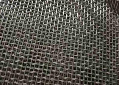 Chine Métal tissé décoratif serti par replis Mesh Black de revêtement de façade à vendre