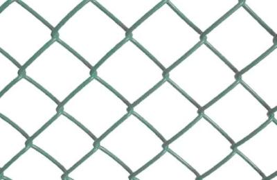 China Green Chain Link Fence With Superior Corrosion And Rust Resistance for sale