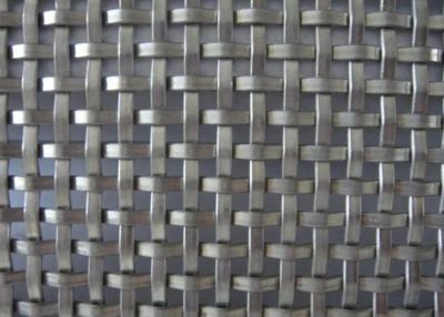 China Flaches Quadrat gesponnenes dekoratives Metall Mesh Stainless Steel oder Aluminium zu verkaufen