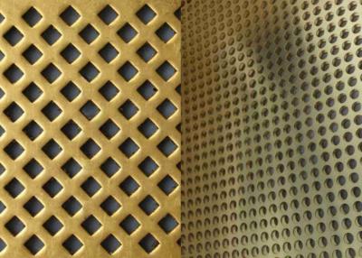 Cina Calibro 3 36 a metallo perforato Mesh Copper Brass For Decoration in vendita