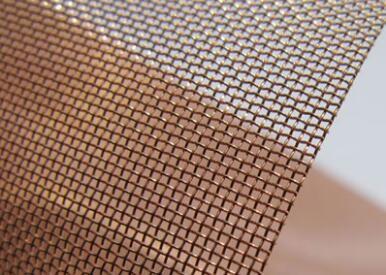 China 16 18 20 22 30 Metalldrahtgewebe Mesh Brass Copper Insect Screens für die Verzierung von Räumen und von Gebäuden zu verkaufen