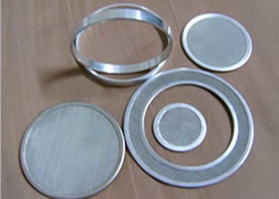 China Ring Stainless Steel Wire Cloth Discs For Filtration Cleanable And Reusable for sale