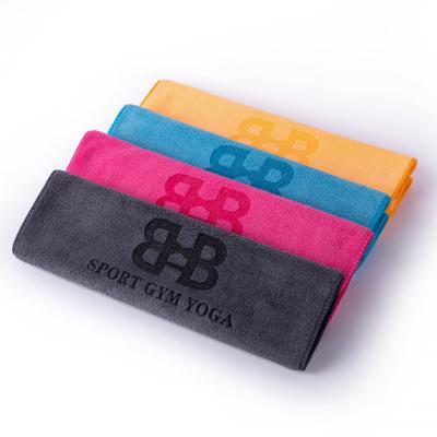 China Child-Proof Sweat Travel Fitness Head Hand Gym Towel Solid Color  Custom Sports Towel for sale