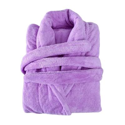 China Child-Proof High Quality Customized colors Plain Terry & Velour & Jacquard Bathrobes for sale