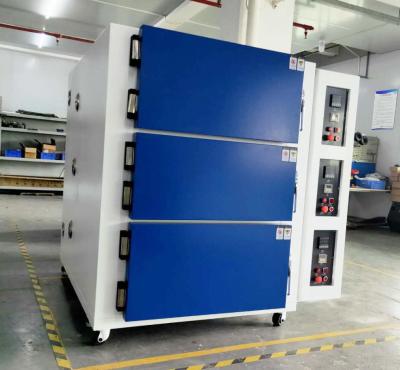 China LIYI Horno de secado eléctrico combinado de 3 cámaras Horno de aire caliente de laboratorio de control separado en venta