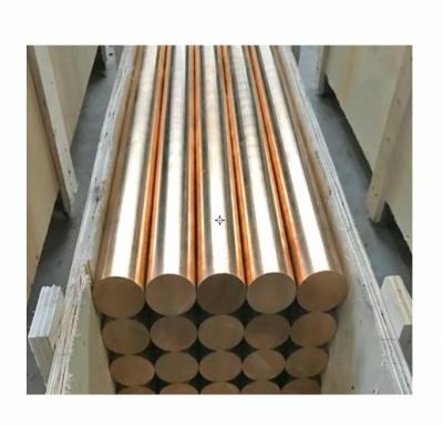 China Mold C17500 Industrial Conductive 99.95% Pure Copper Rod Copper Round Bar Price for sale