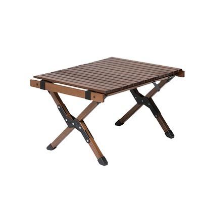 China Eco-friendly Well-selling Outdoor Strong Lift Family Travel Camping Egg Roll Wooden Table for sale