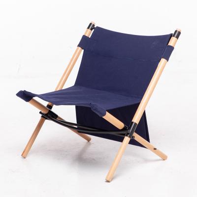 China 2021 Eco-Friendly Portable Travel Kermit Chair Beech Fishing Wood Camping Midday Break Chair Beach Lounger for sale