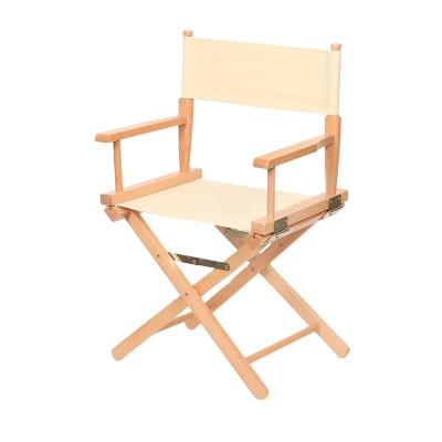 China 2021 Hot Sale New Style Eco-friendly Outdoor Camping Furniture Beech Wood Folding Manager Chairs For Garden for sale