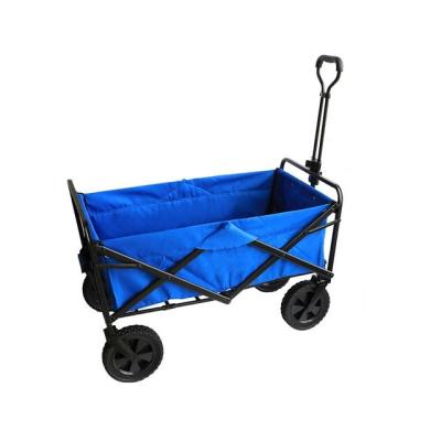 China Factory Direct Sale Best Quality Outdoor Folding Camping Cart 4 Wheeled Collapsible Cart For Beach Picnic for sale