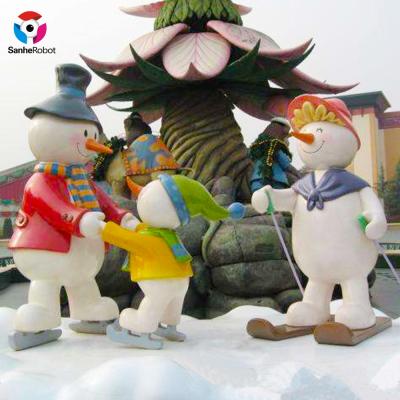 China Professional Realistic Motion China Christmas Decorations Factory Made Snowman for sale