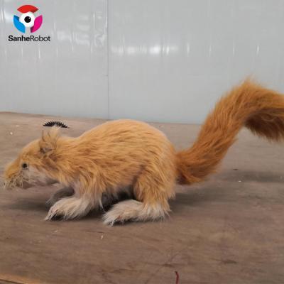 China Small Lifelike Motion Artificial Wool Animal Animatronic Animal Model For Sale for sale