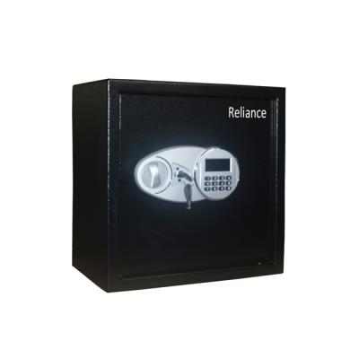 China Cold Rolled Steel Black Steel Security Safe Box With Digital Keypad for sale