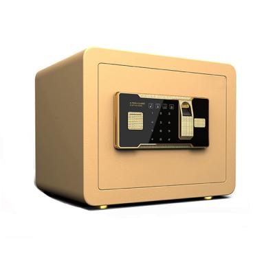 China Cold Rolled Small Steel Digital Security Fingerprint Safe Electric Safe Box for sale