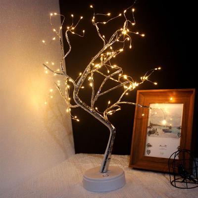 China Tree Light Christmas Fairy Tree Light Battery and USB Operated Indoor LED Tree Lamp Decoration Lights for sale