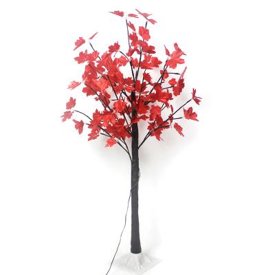 China Artificial Maple Tree Lighted Tree 3.6ft 56 LED Tree Lights For Thanksgiving Harvest Autumn Festival Party Home Decoration for sale