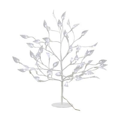 China Regular On/Flash 24v Indoor Outdoor Indoor White Leaves Led Tree Light Lamp for sale