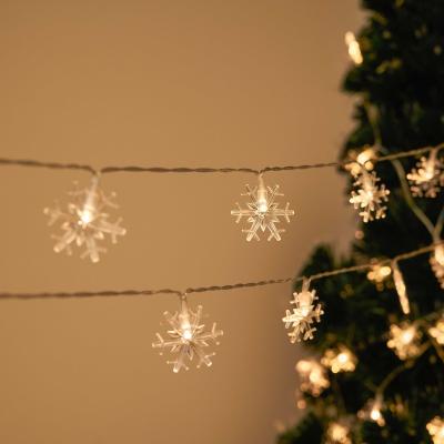 China Curtain Light Christmas Tree Lights Indoor Outdoor Decorative Snowflake Led String Light for sale