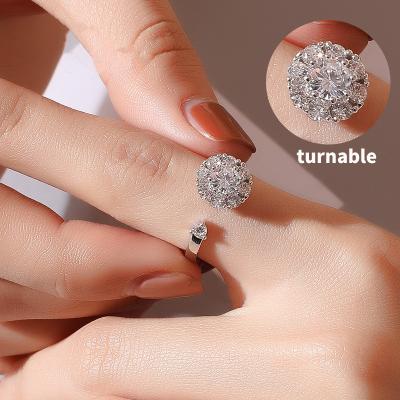 China FASHIONABLE Hot Tensing Restless Ring Anxiety Worry Ring Adjustable for sale